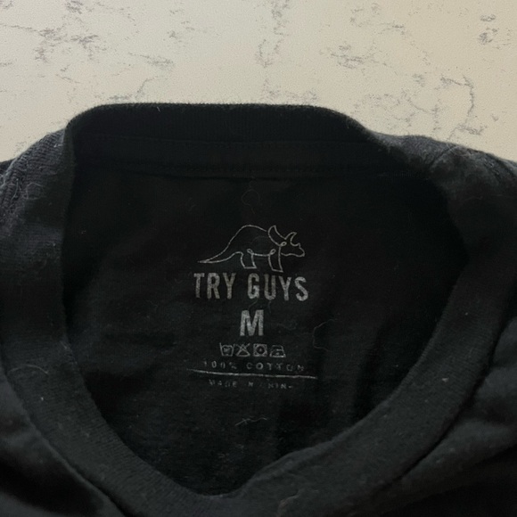 Try Guys I'm Right You're Wrong Shut Up Black Fan Funny Tee T-Shirt Size Medium - Picture 3 of 7